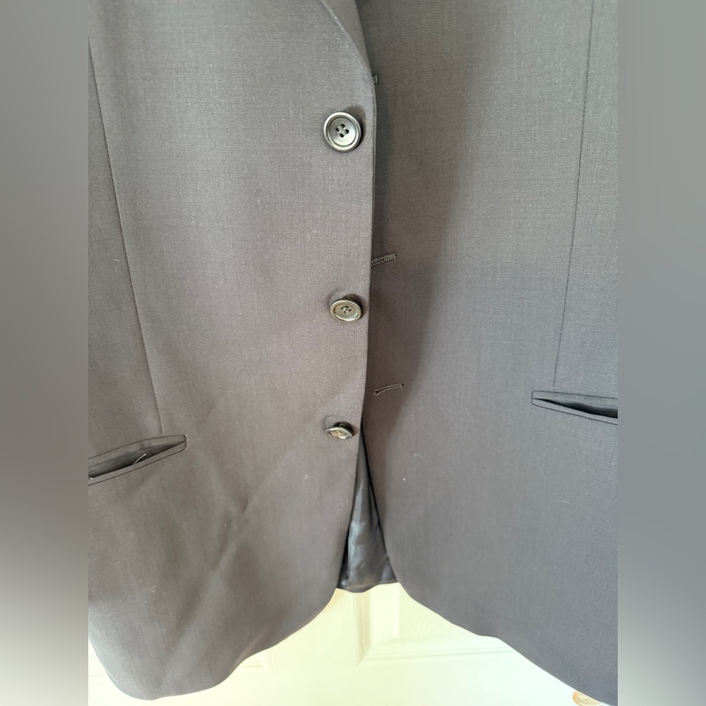 Armani Collezioni Classic Black Men's Blazer - Picture 5 of 10